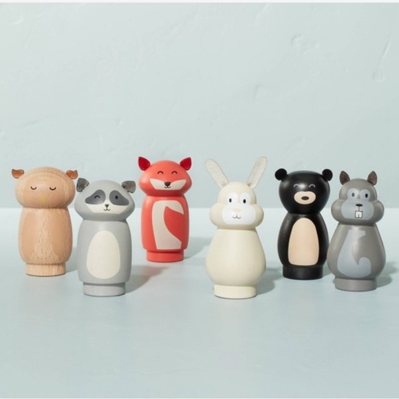 Hearth & Hand with Magnolia Toy Woodland Animal Figurine Set - Picture 14 of 15